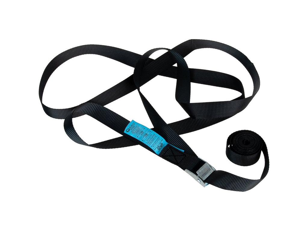 Cam-buckle tie-down, 25 mm x 4 m, 500 kg – Pack of 16