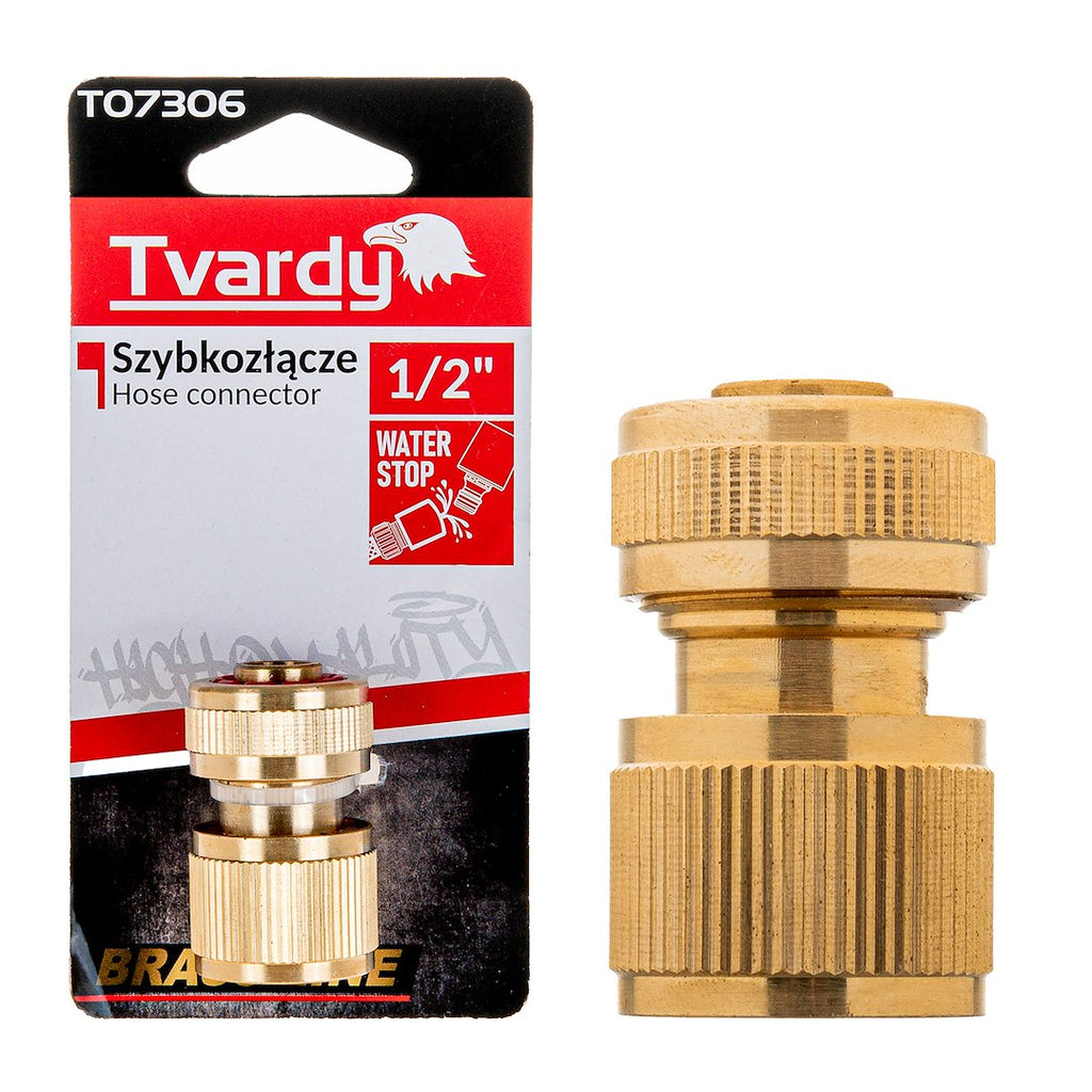 1/2" Waterstop Hose Connector BRASS-LINE Series