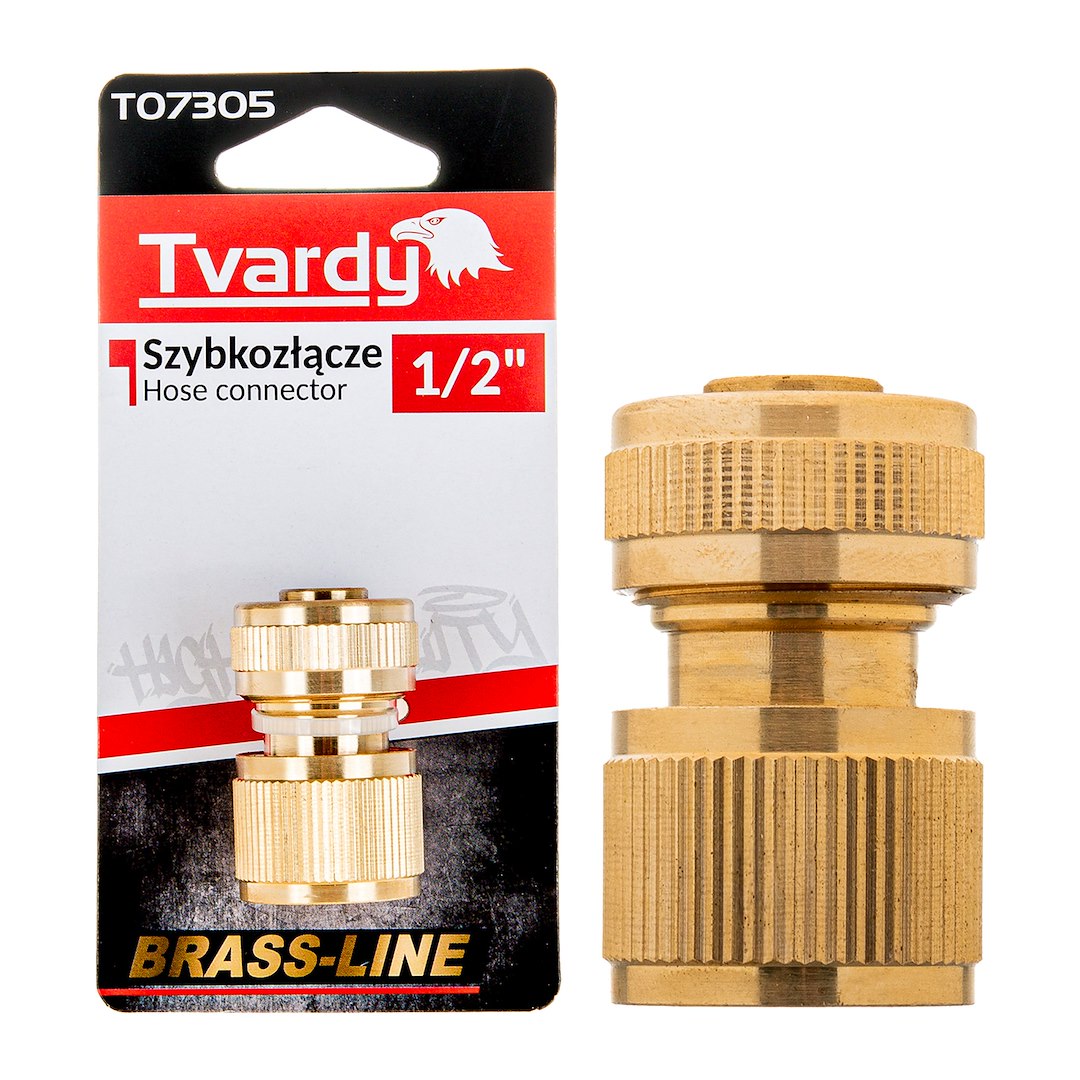 1/2" Hose Connector — BRASS-LINE Series
