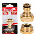 3/4" Tap Connector with 1/2" Reducer — BRASS-LINE Series