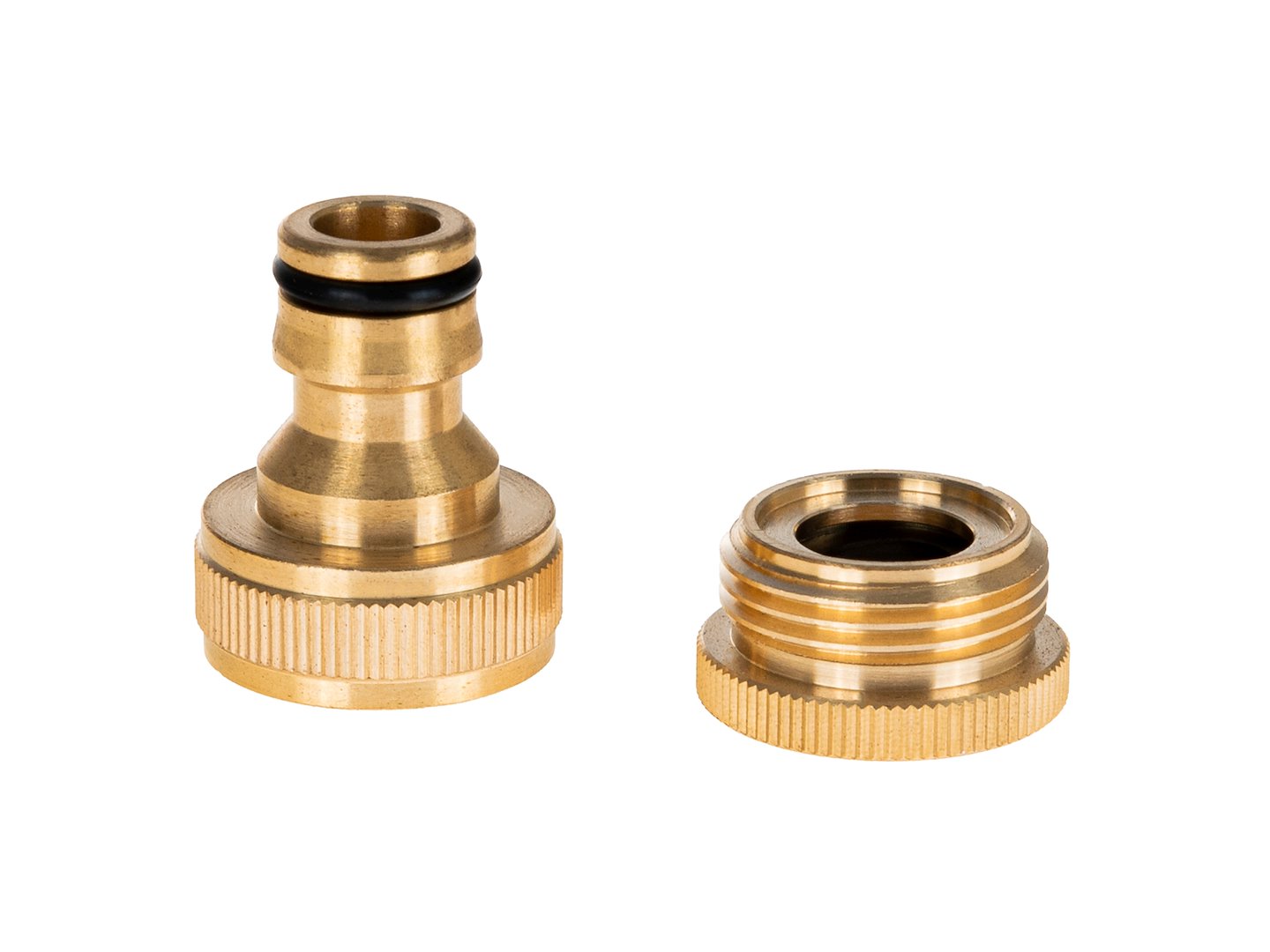 3/4" Tap Connector with 1/2" Reducer — BRASS-LINE Series