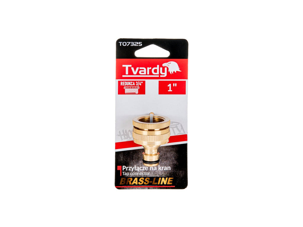 1" Tap Connector with 3/4" Reducer — BRASS-LINE Series