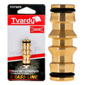 2-way Hose Coupling, BRASS-LINE Series