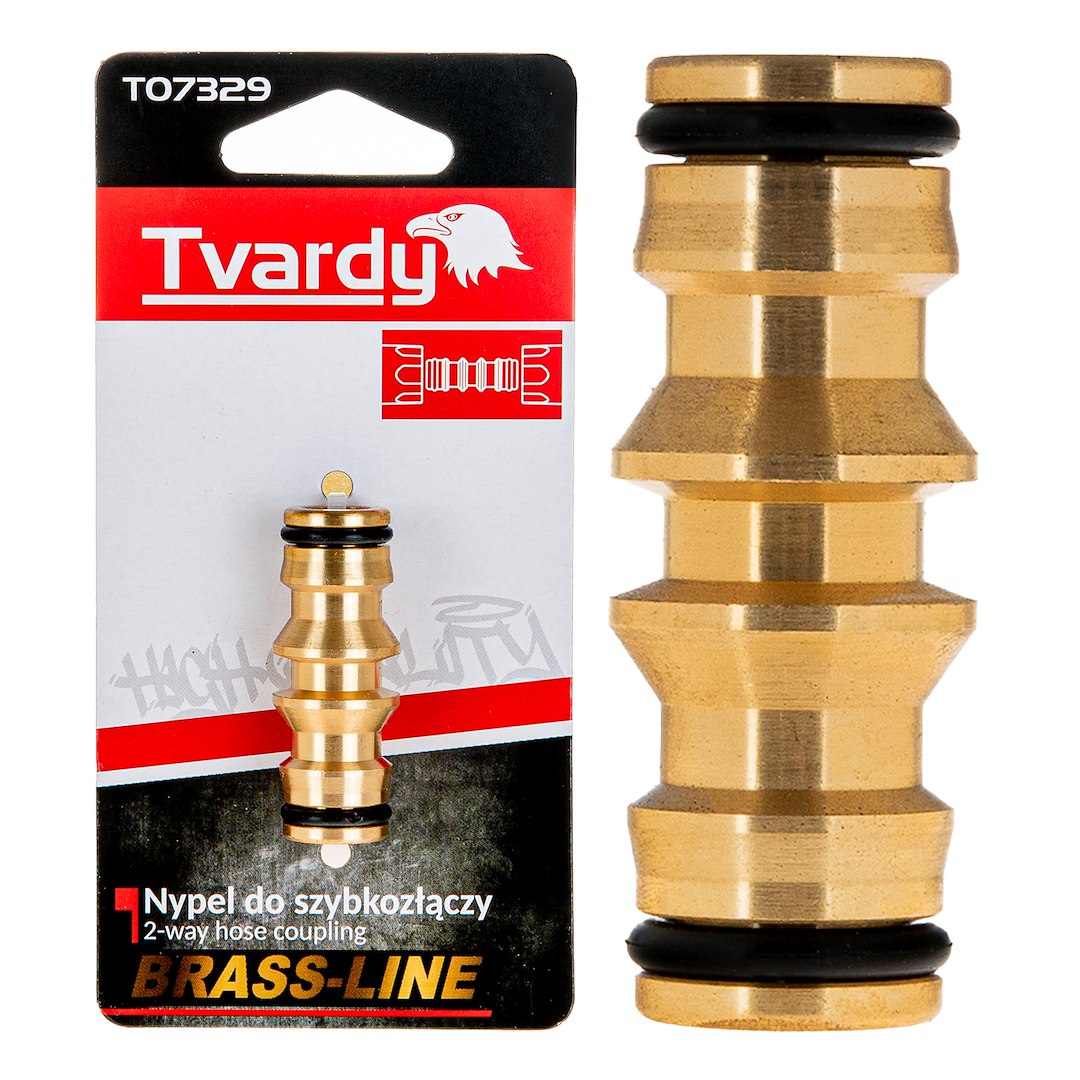 2-way Hose Coupling, BRASS-LINE Series