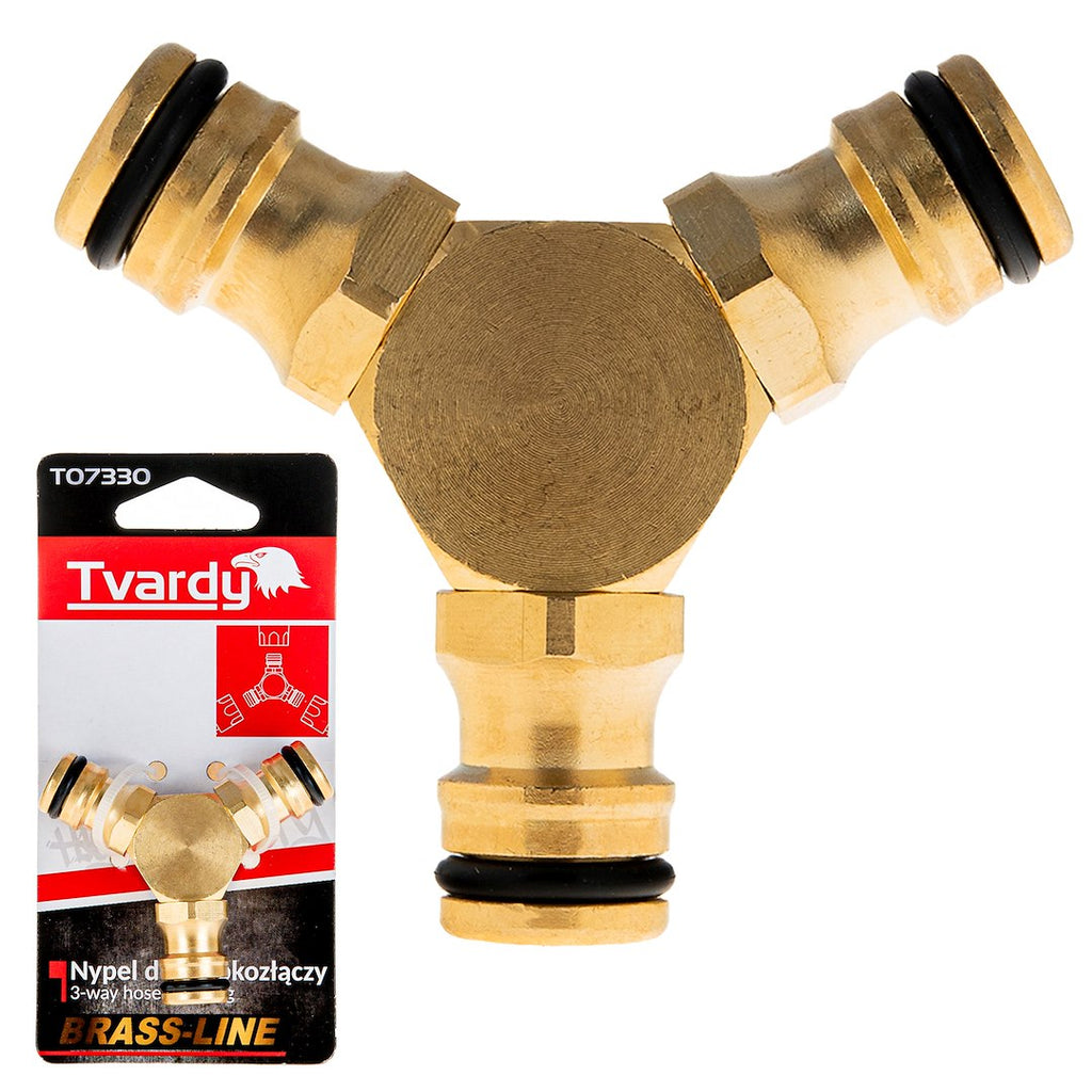 3-way Hose Coupling — BRASS-LINE Series