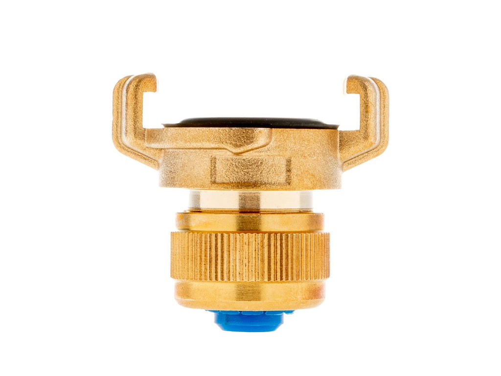 Brass connector compatible with GEKA connector – for 1/2" hose