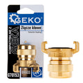 Brass connector compatible with GEKA – for 3/4" hose