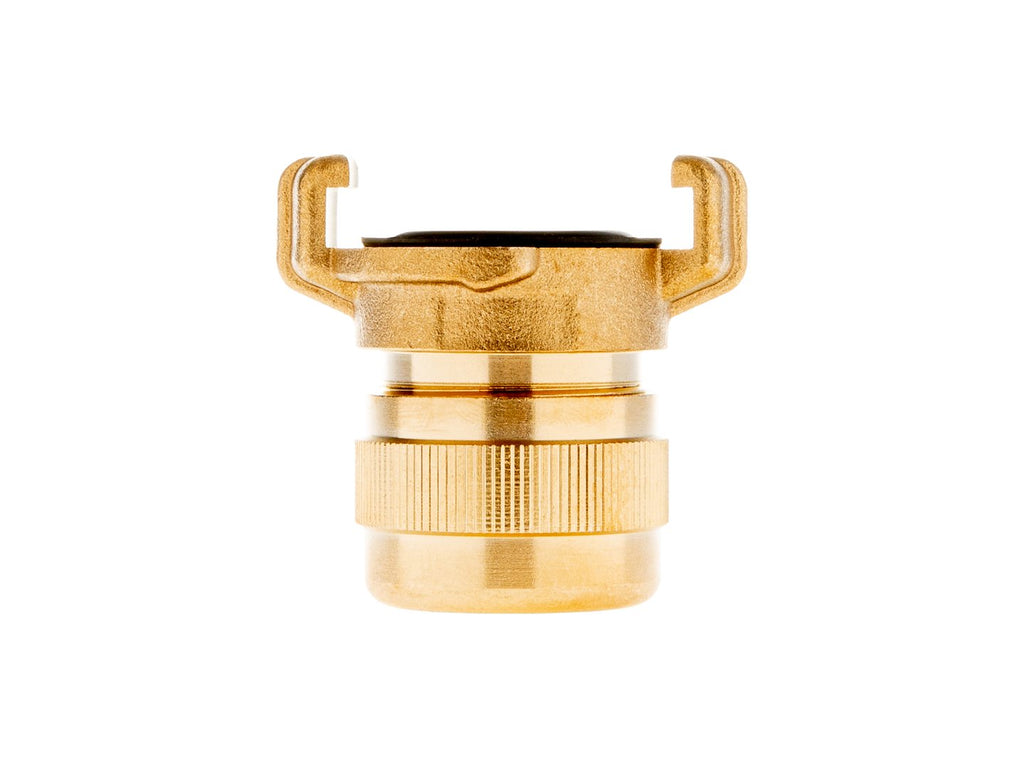 Brass connector compatible with GEKA – for 3/4" hose