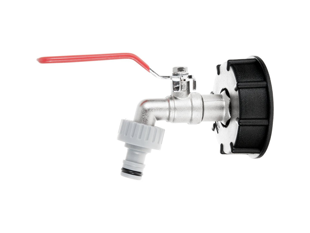 IBC set - S60x6 adaptor + 1/2'' tap with 3/4'' external thread + hose coupling