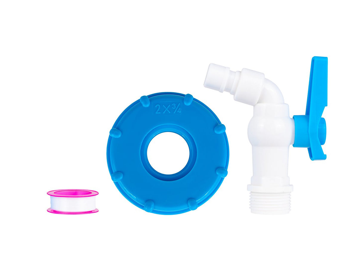 IBC set - S60x6 adaptor + 3/4'' tap