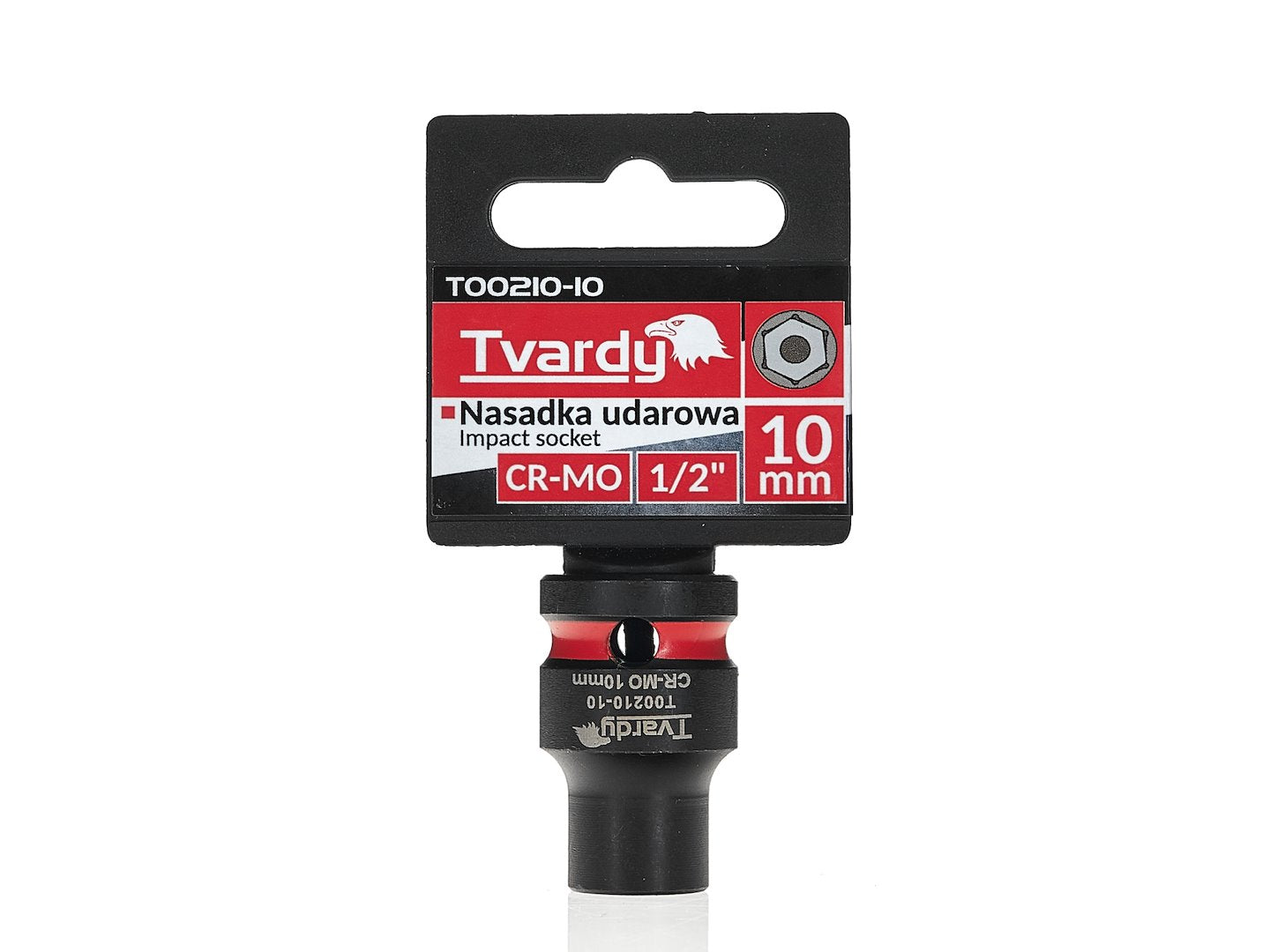 Impact socket 1/2" 6PT 10 mm CR-MO