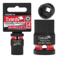 Impact socket 1/2" 6PT 14mm CR-MO