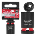 Impact socket 1/2" 6 PT 15 mm CR-MO