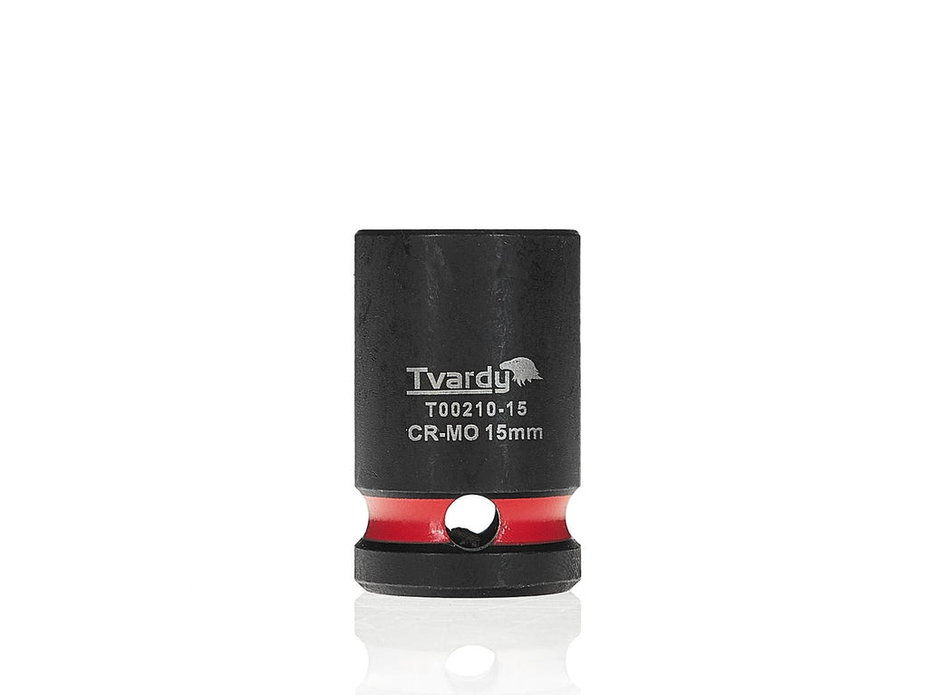 Impact socket 1/2" 6 PT 15 mm CR-MO