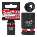 Impact socket 1/2" 6PT 16 mm CR-MO