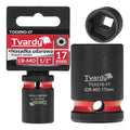 Impact socket 1/2" 6PT 17 mm CR-MO