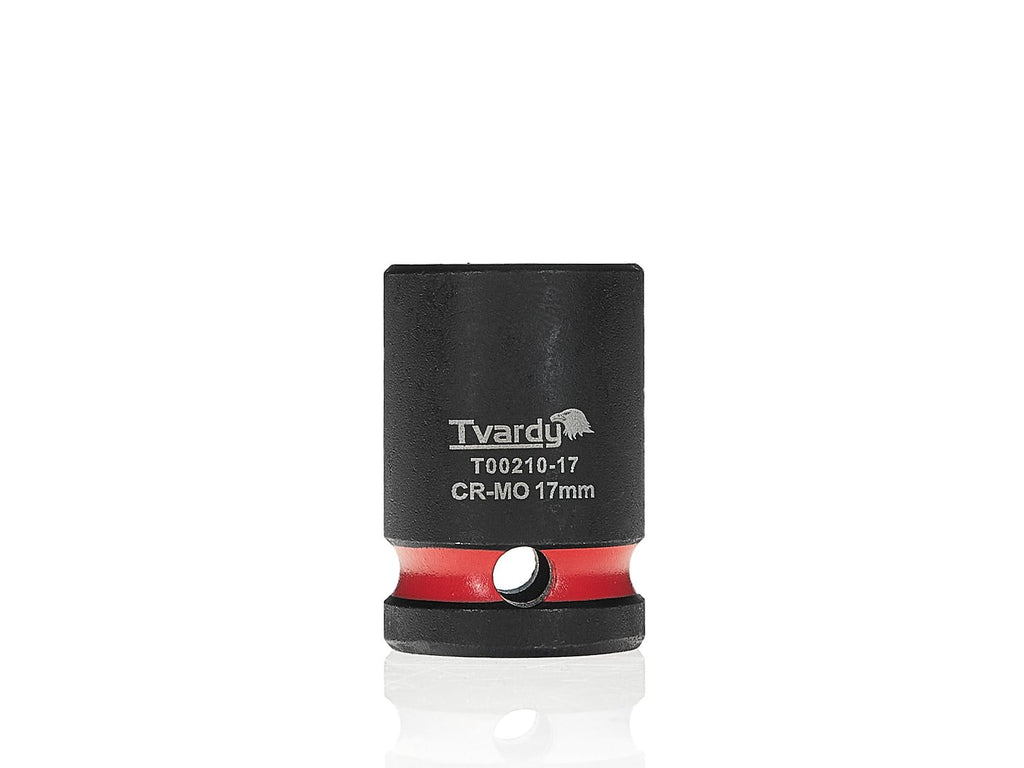 Impact socket 1/2" 6PT 17 mm CR-MO