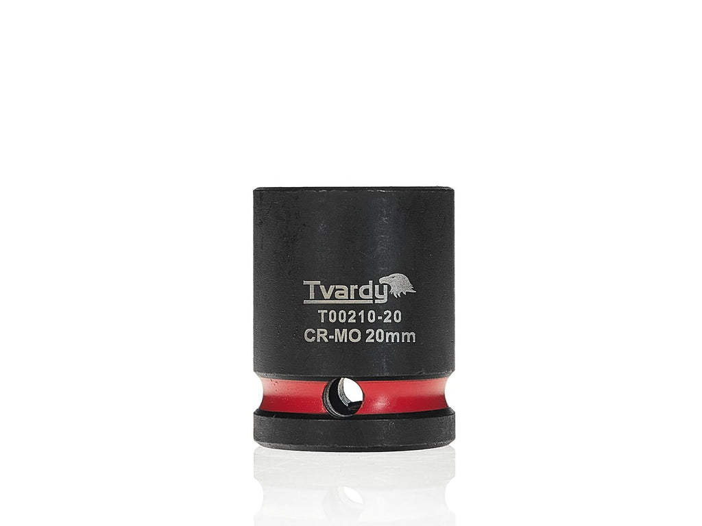Impact socket 1/2" 6PT 20 mm CR-MO