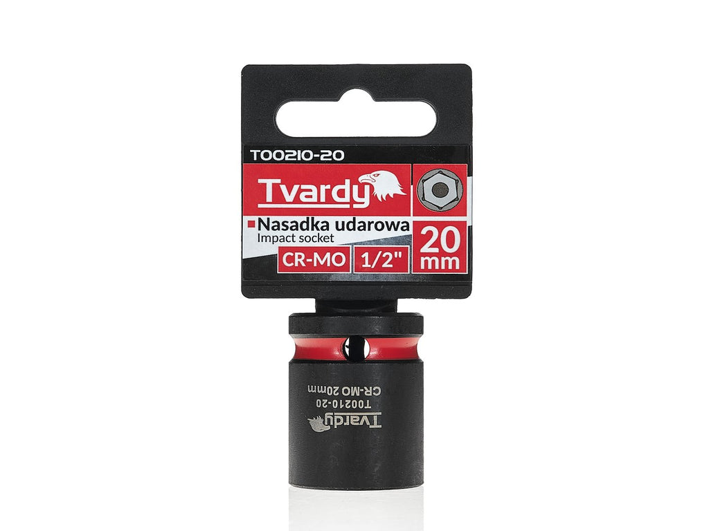 Impact socket 1/2" 6PT 20 mm CR-MO