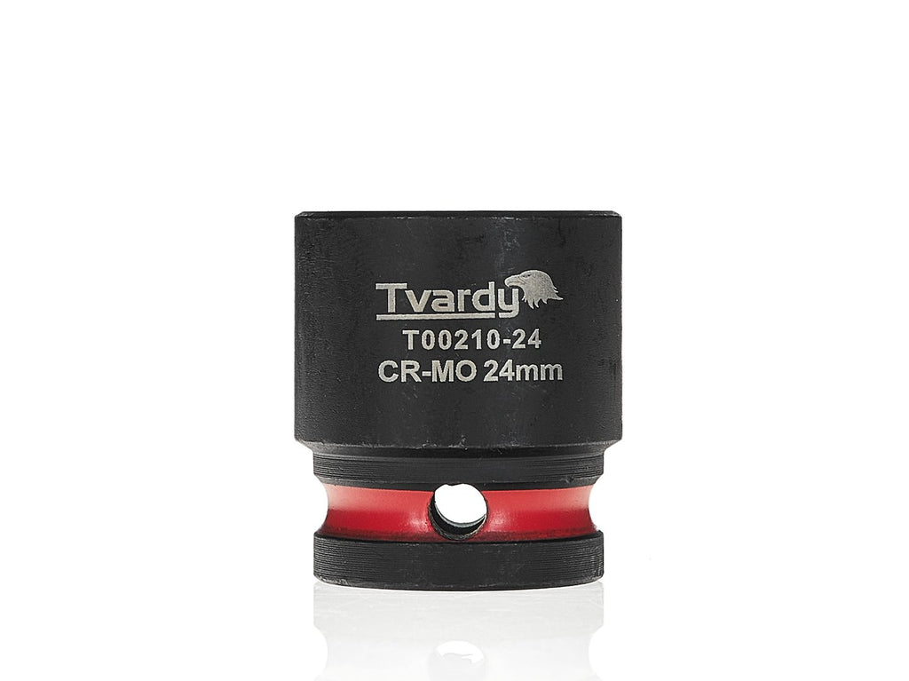 Impact socket 1/2" 6PT 24 mm CR-MO