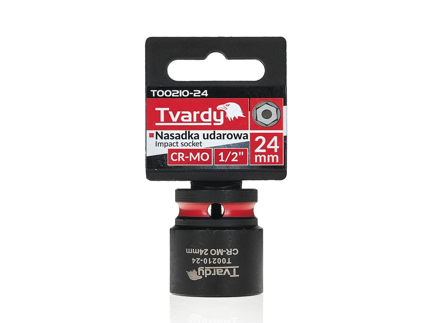 Impact socket 1/2" 6PT 24 mm CR-MO