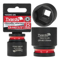 Impact Socket 1/2" 6PT 25 mm CR-MO