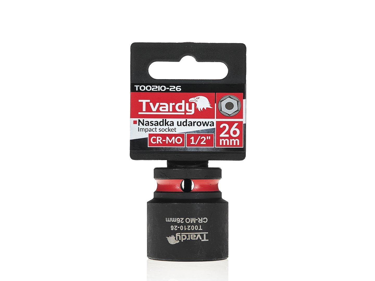 Impact Socket 1/2" 6 PT 26 mm CR-MO