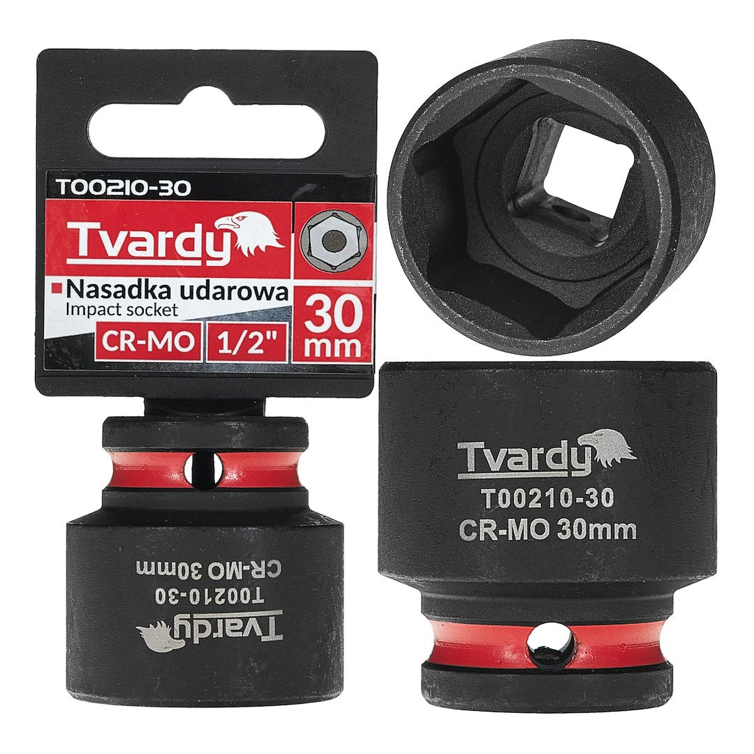 Impact Socket 1/2" 6PT 30 mm CR-MO
