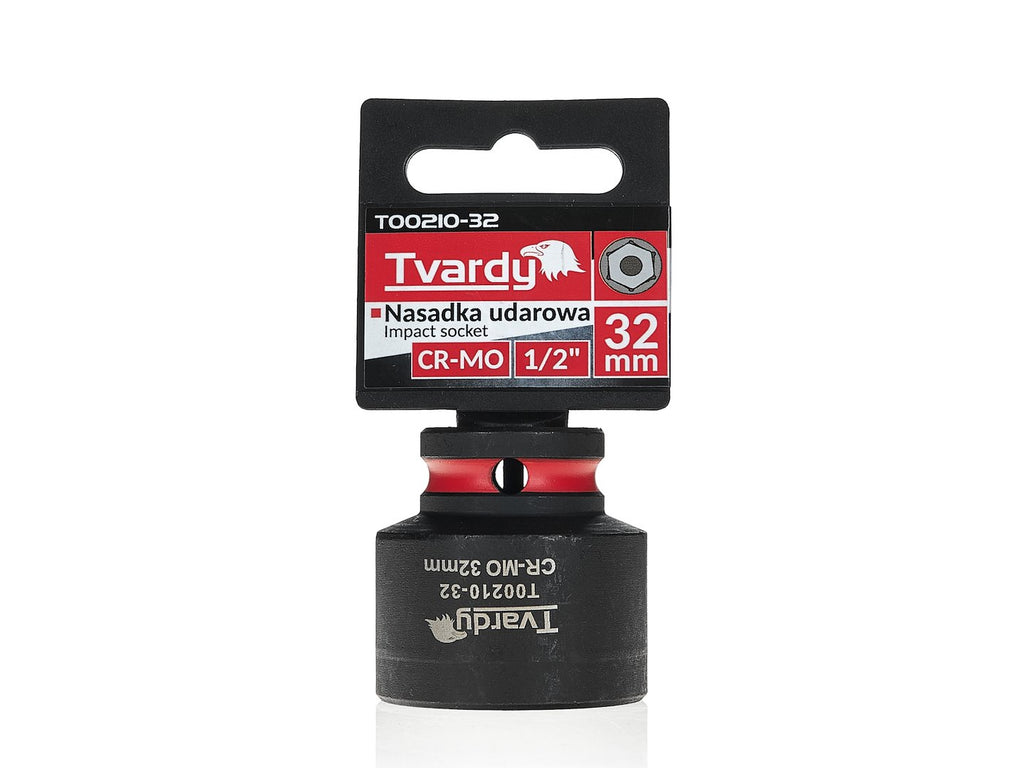 Impact socket 1/2" 6PT 32 mm CR-MO