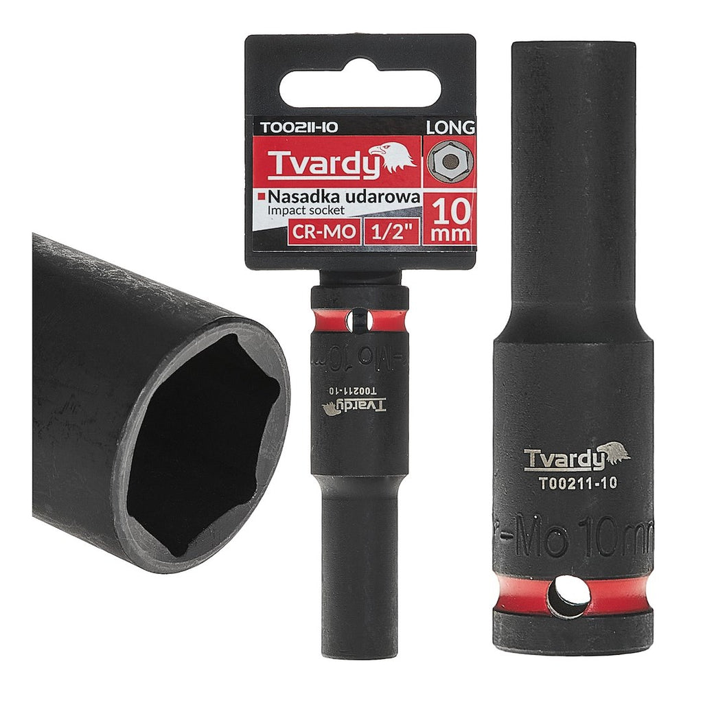 Deep Impact Socket 1/2" 6PT 10 mm CR-MO