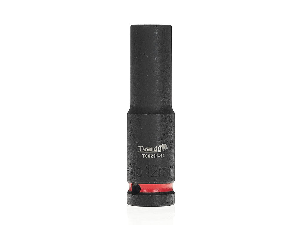 Deep impact socket 1/2" 6PT 12 mm CR-MO