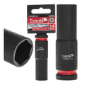 Deep impact socket 1/2" 6PT 14 mm CR-MO