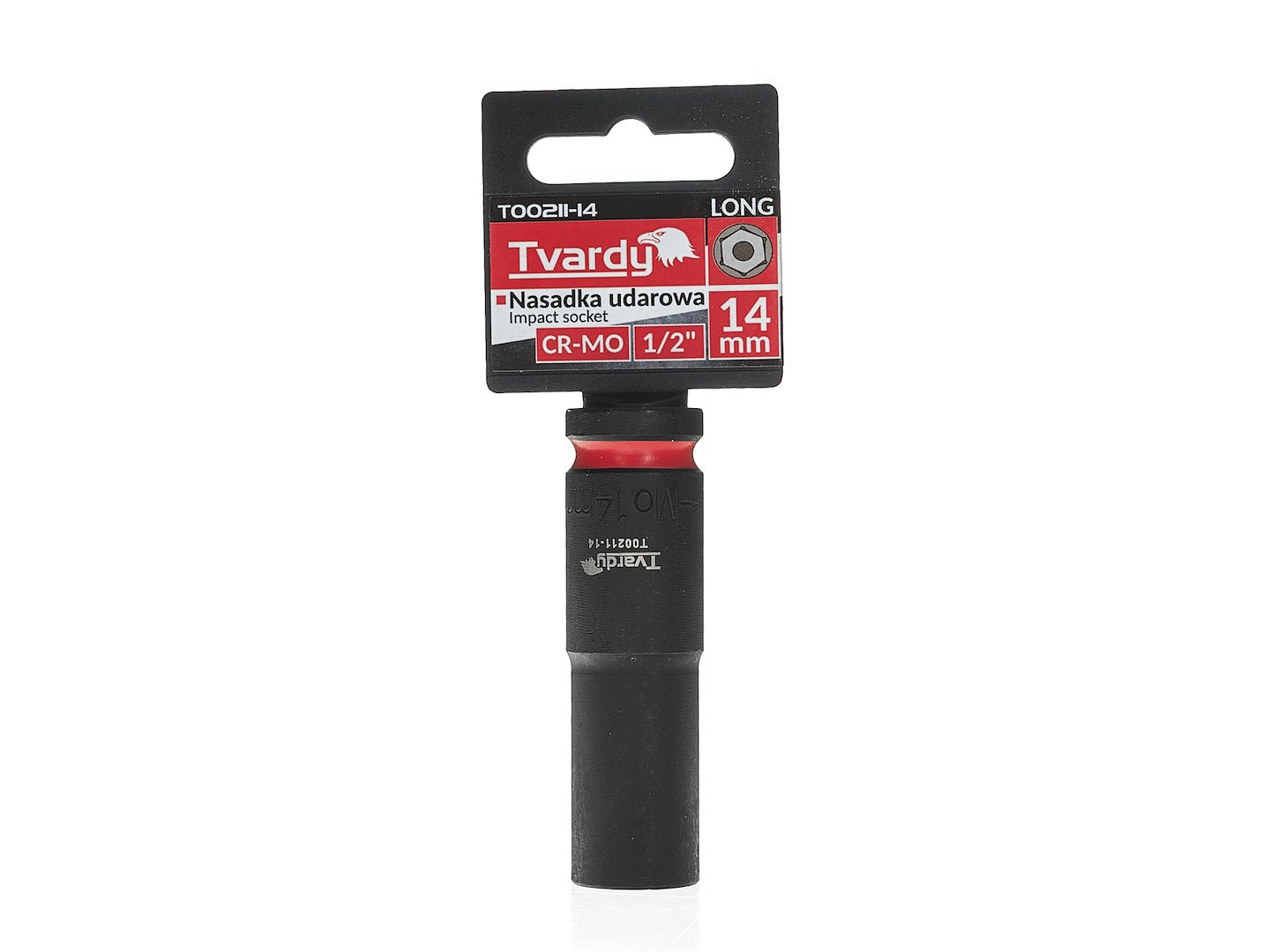 Deep impact socket 1/2" 6PT 14 mm CR-MO