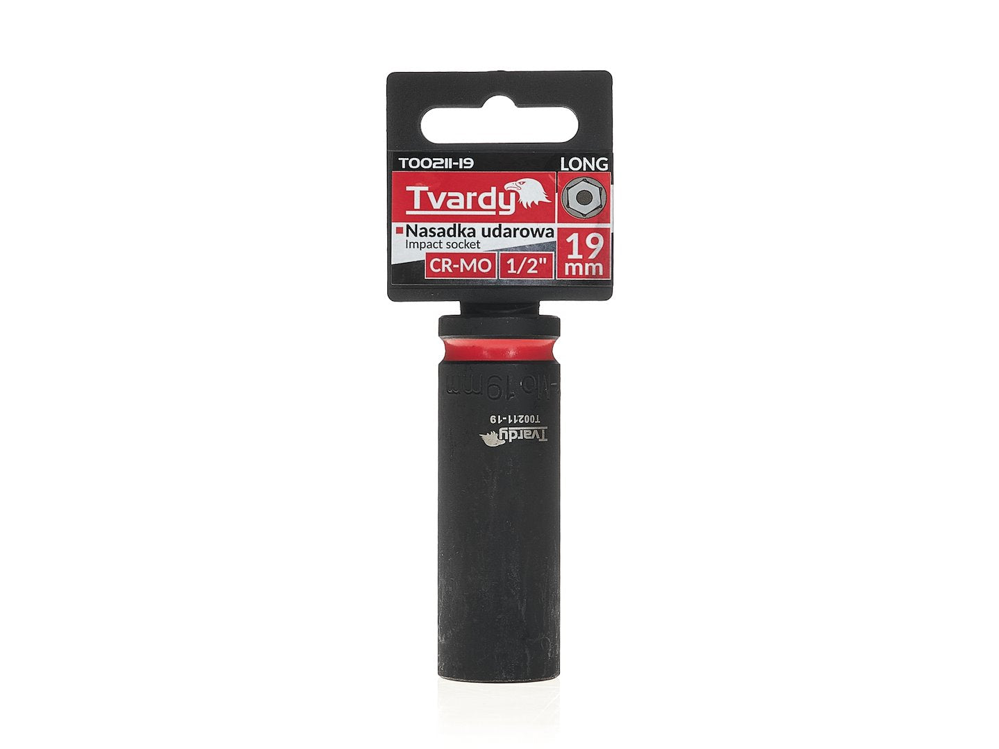 Deep Impact Socket 1/2" 6PT 19 mm CR-MO