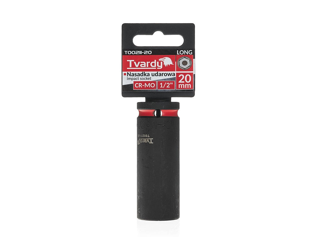 Deep impact socket 1/2" 6PT 20 mm CR-MO