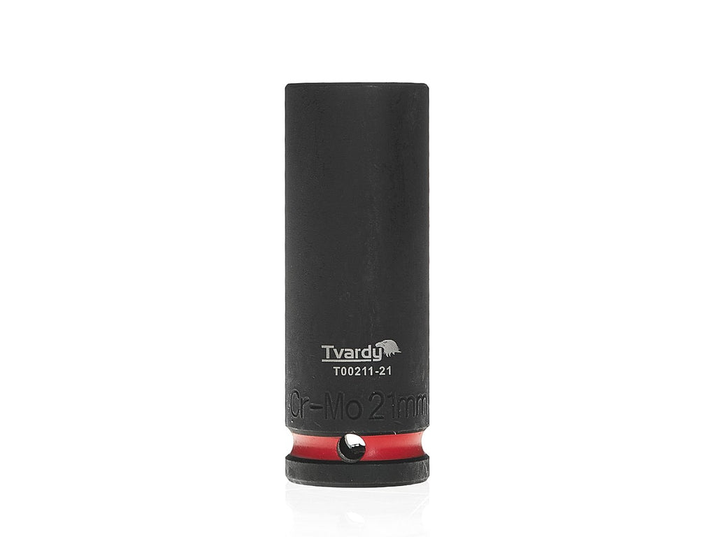 Deep impact socket 1/2" 6 PT 21 mm CR-MO