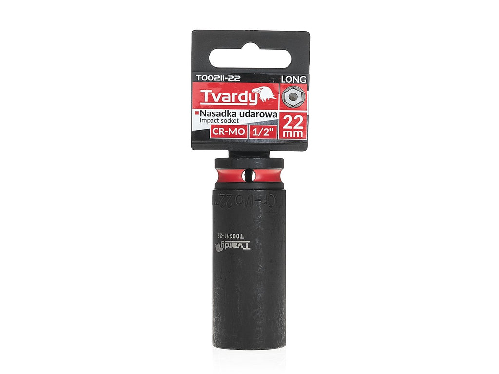 Deep impact socket 1/2" 6PT 22mm CR-MO