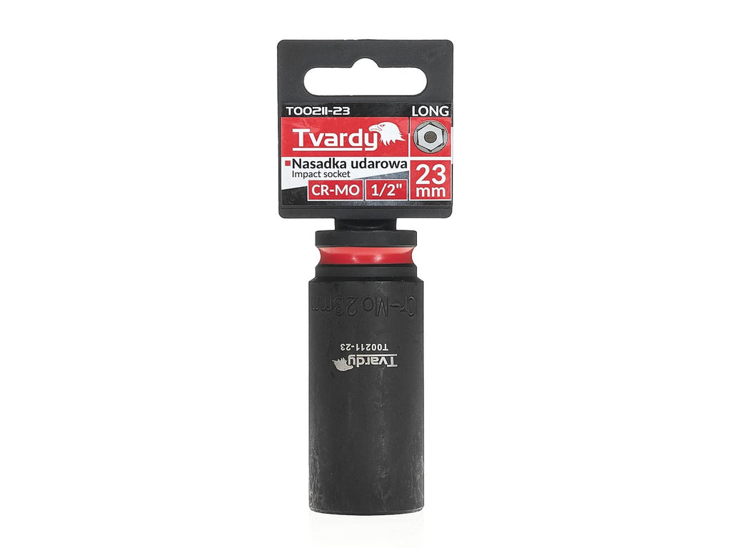 Deep impact socket 1/2" 6PT 23 mm CR-MO