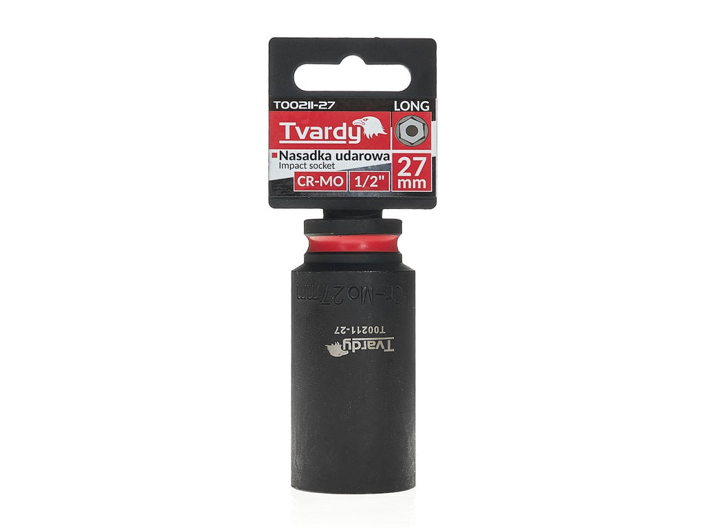 Deep impact socket 1/2" 6PT 27 mm CR-MO