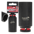 Deep impact socket 1/2" 6PT 28mm CR-MO