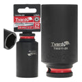Deep impact socket 1/2" 6PT 29 mm CR-MO