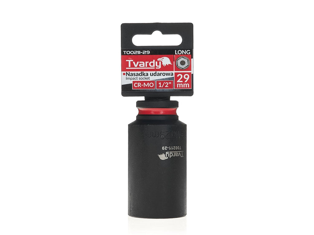 Deep impact socket 1/2" 6PT 29 mm CR-MO