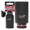 Deep impact socket 1/2" 6PT 30 mm CR-MO