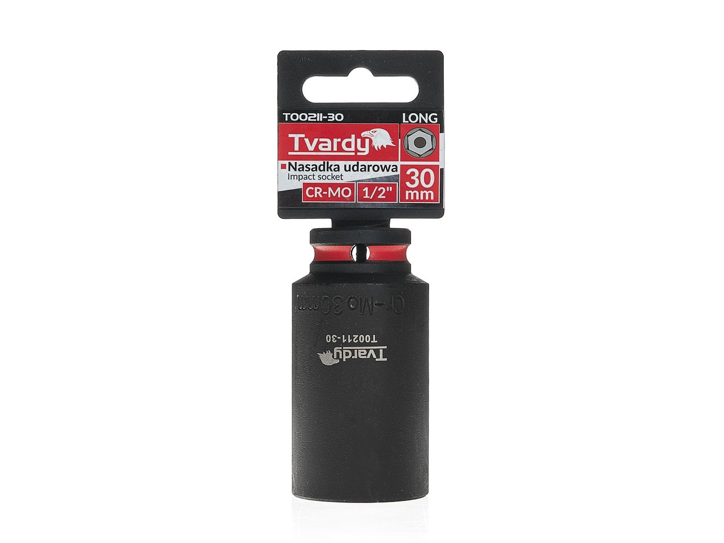 Deep impact socket 1/2" 6PT 30 mm CR-MO