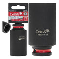 Deep impact socket 1/2" 6PT 32 mm CR-MO