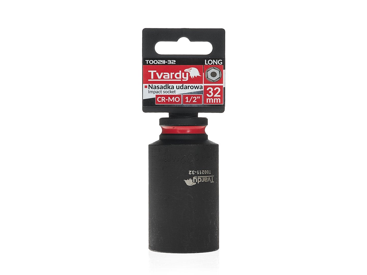 Deep impact socket 1/2" 6PT 32 mm CR-MO