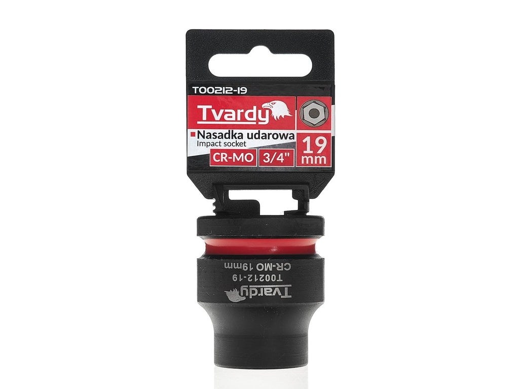 Impact socket 3/4" 6PT 19 mm CR-MO