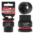 Impact socket 3/4" 6PT 22 mm CR-MO