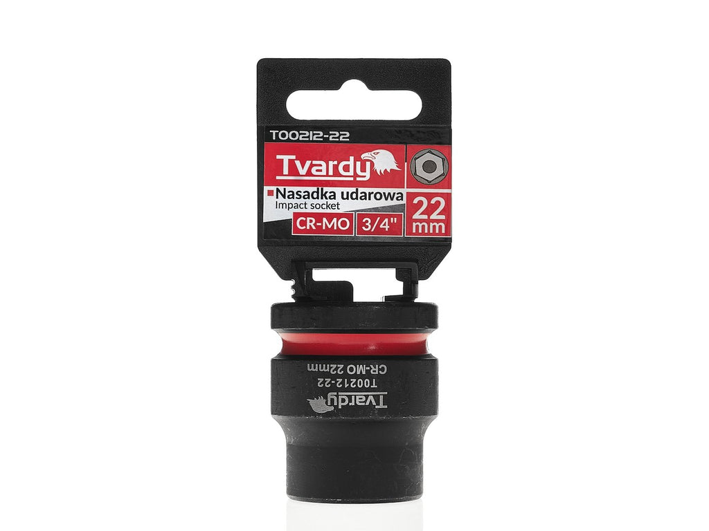 Impact socket 3/4" 6PT 22 mm CR-MO