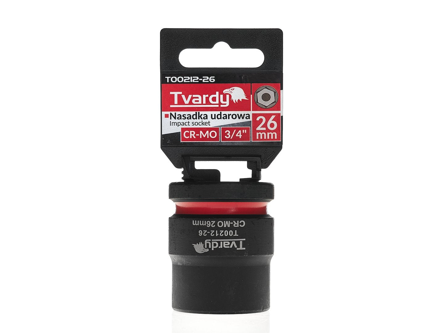 Impact socket 3/4" 6PT 26 mm CR-MO